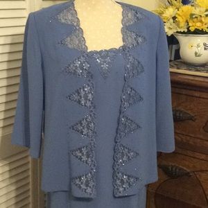 Mother/grandmother’s periwinkle gown  Sz. 12